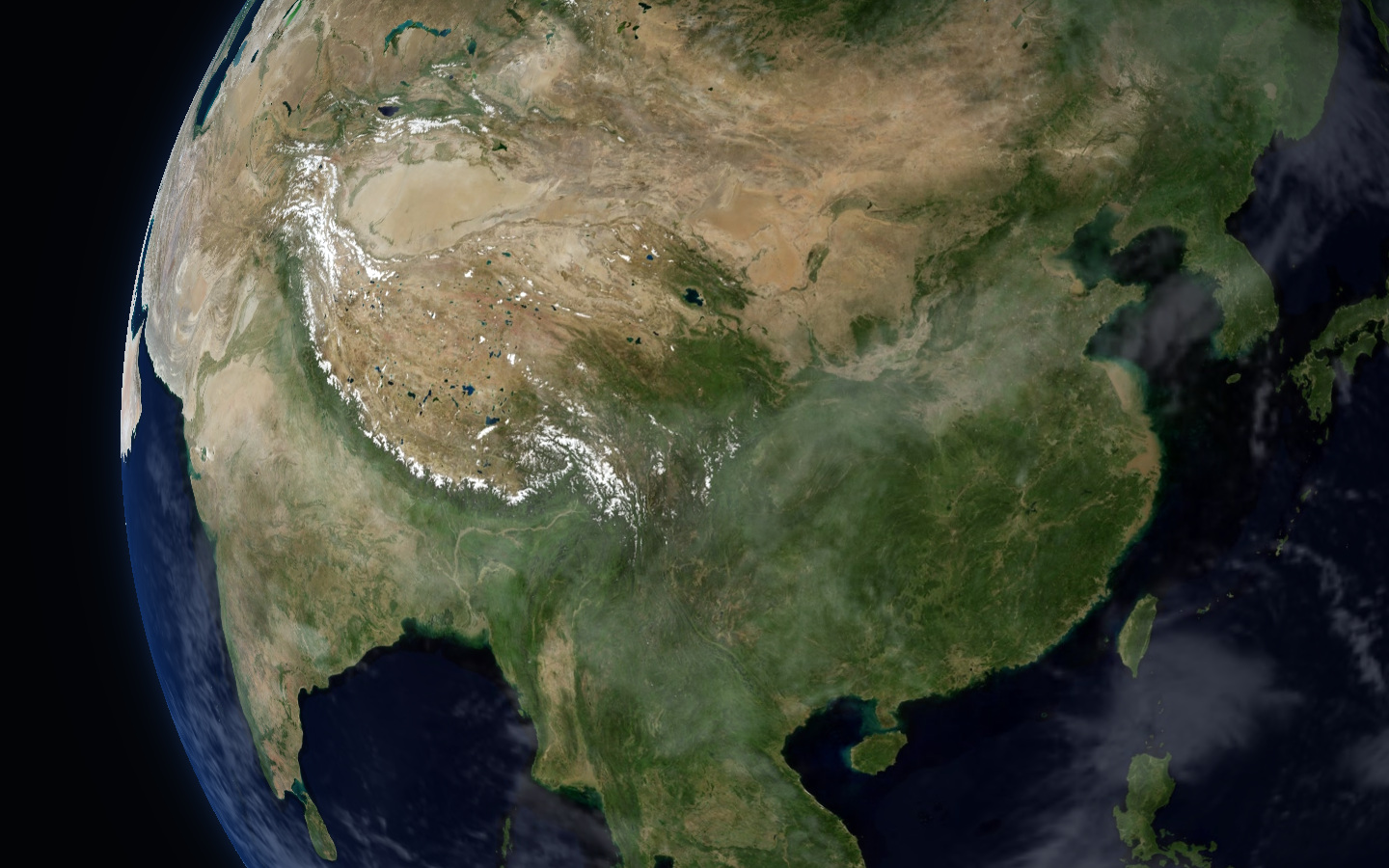 中国位于画面中心的真实地球地理纹理